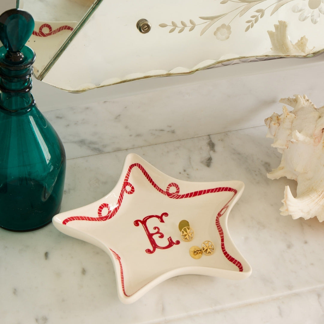 Star Monogram Plate