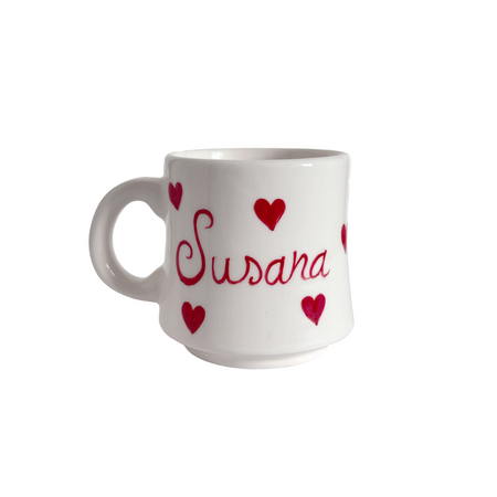 Personalised Love Heart Mug