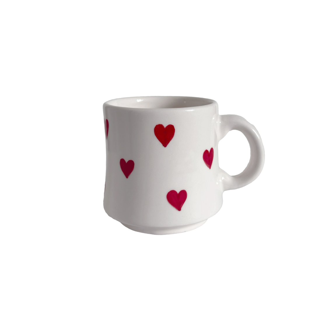 Personalised Love Heart Mug