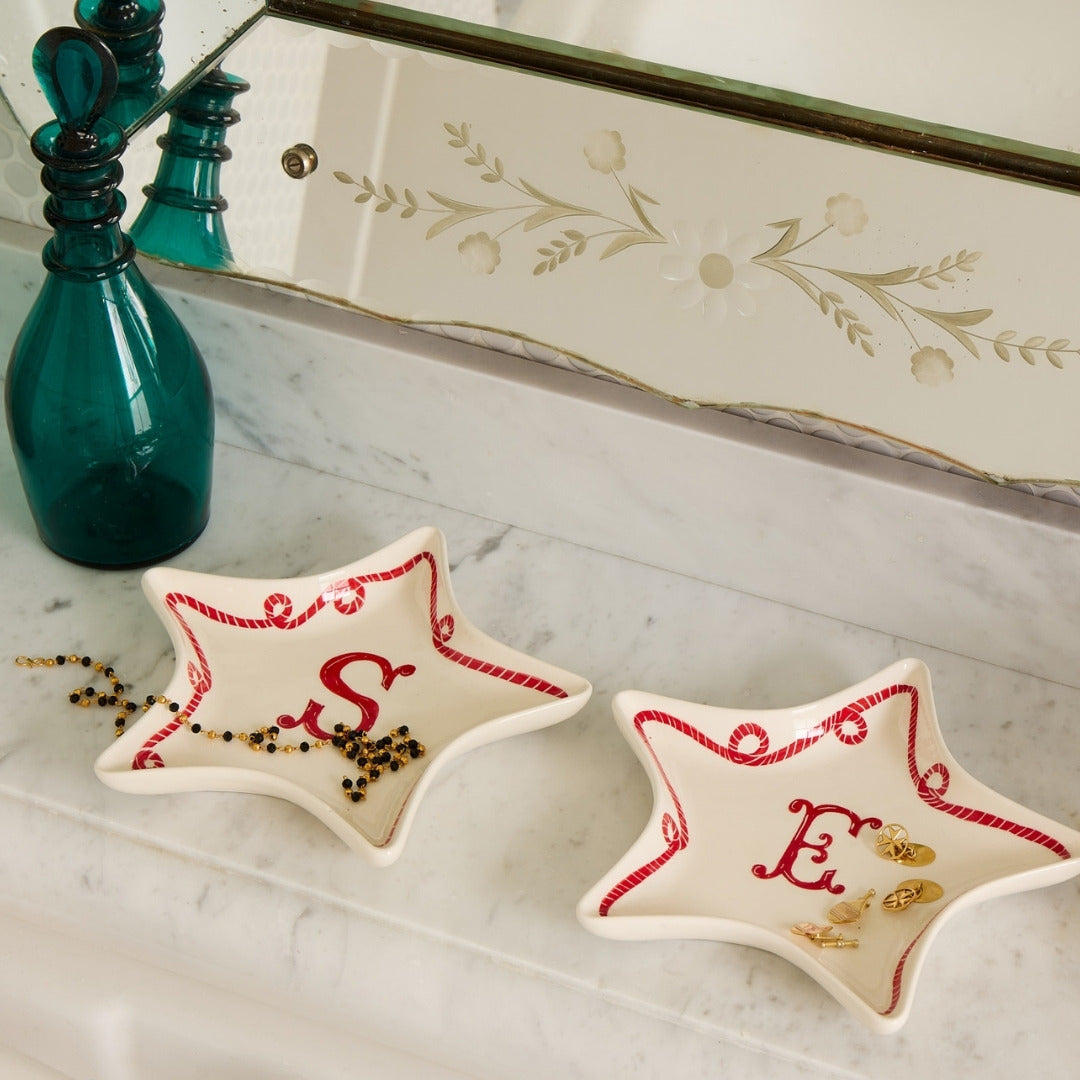 Star Monogram Plate