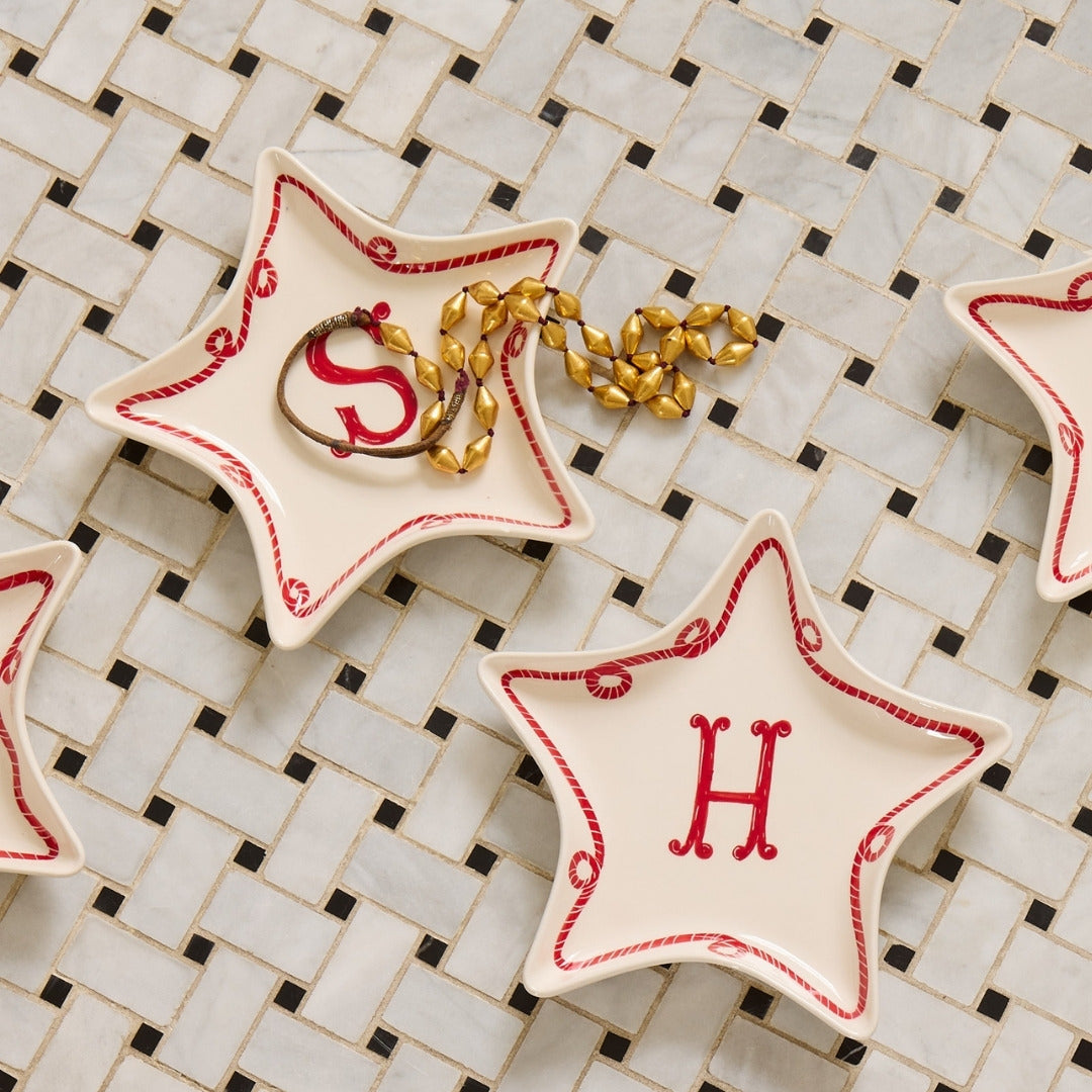 Star Monogram Plate
