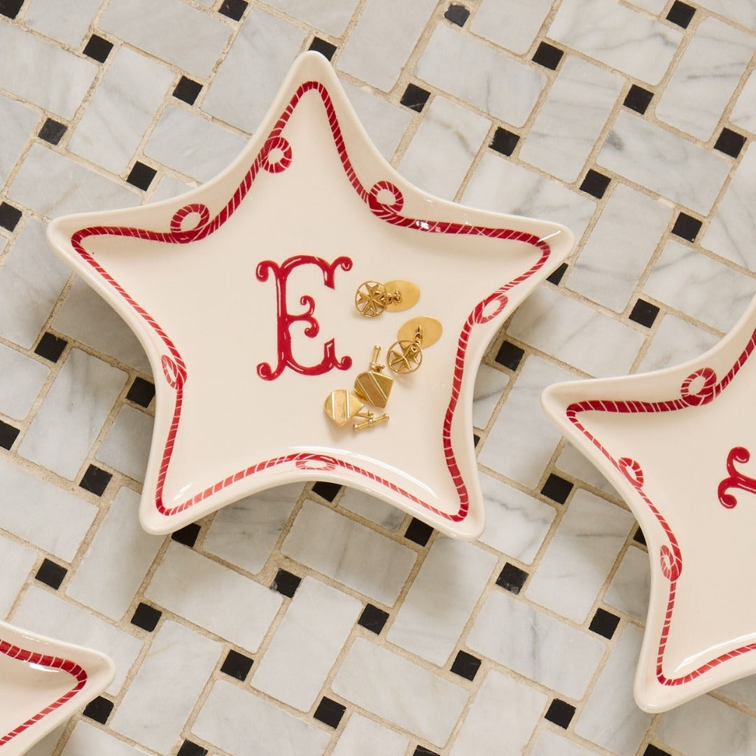 Star Monogram Plate