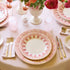 Powder Pink Tassel Dinner Plate