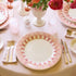 Powder Pink Tassel Charger Plate