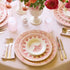 Powder Pink Tassel Dinner Plate