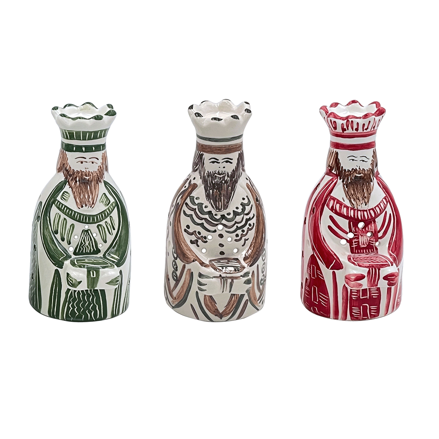 Mixed King Tea Lights (Set of 3)