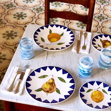 Orange Zigare Fruit Side Plate