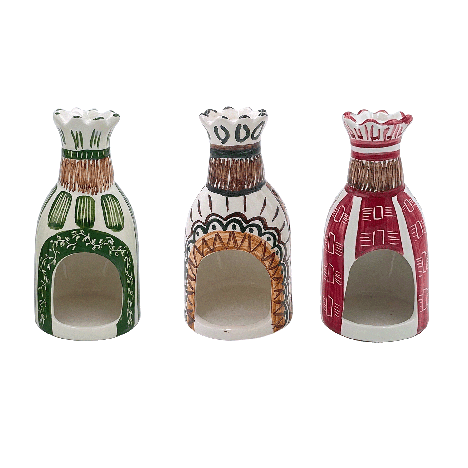 Mixed King Tea Lights (Set of 3)