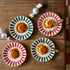 Red Stripes Side Plates (Set of 4)