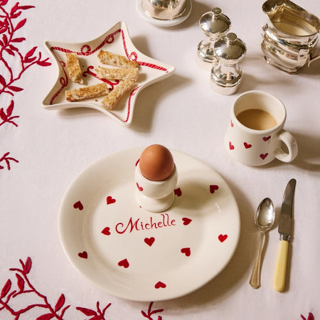 Personalised Love Heart Name Plate