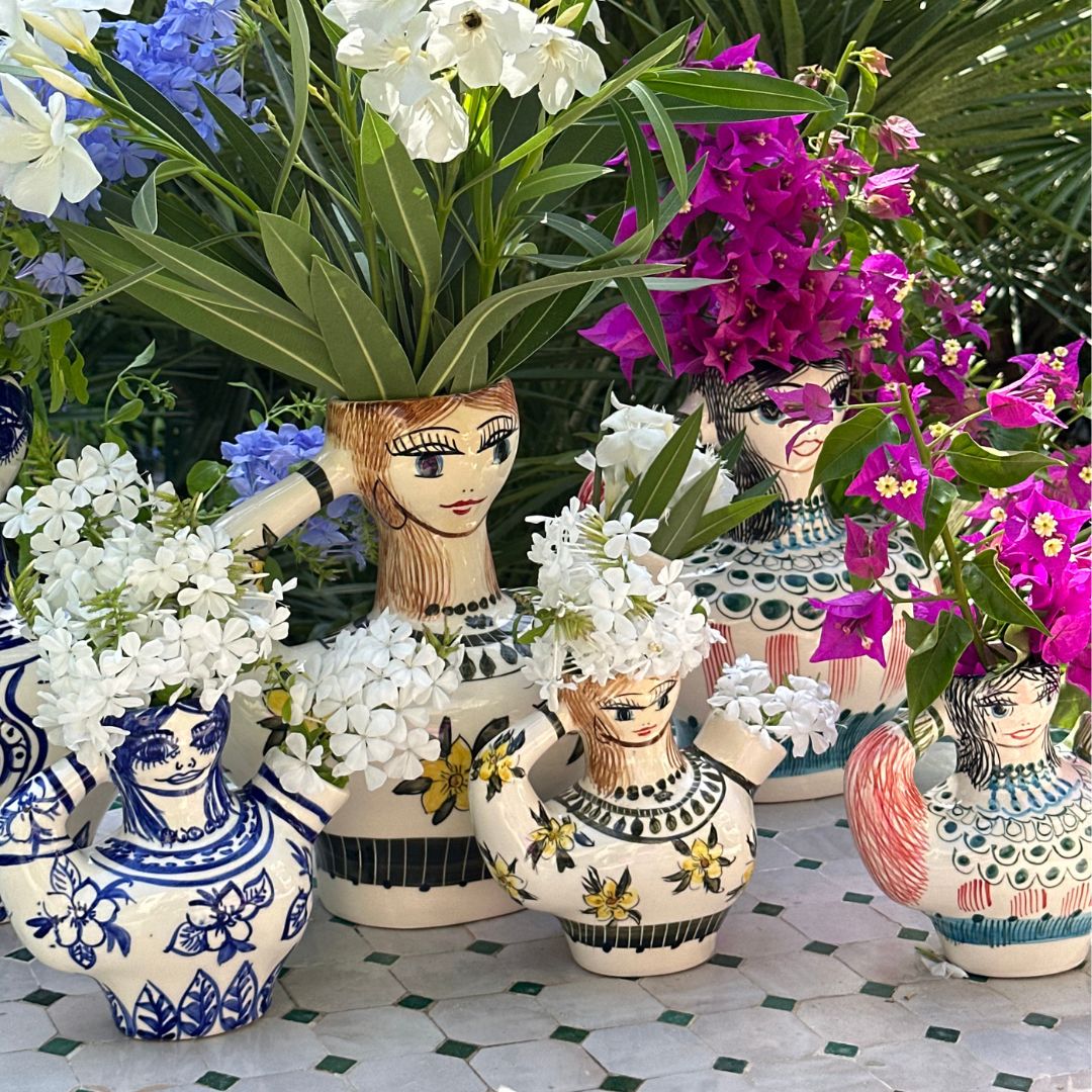 Small Rosa Admiral Vase