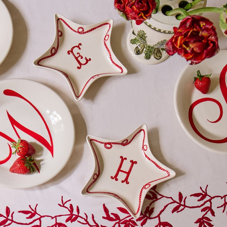 Star Monogram Plate