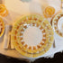 Sunflower Yellow Tassel Charger Plate