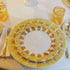Sunflower Yellow Tassel Dessert Plate