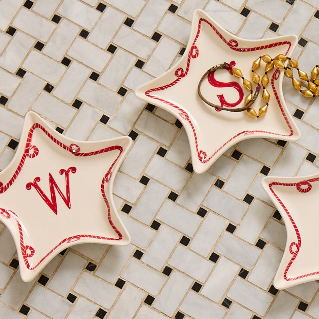 Star Monogram Plate