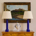 Mica Lamp in Navy