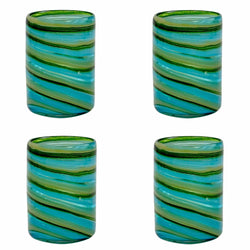 Bellotto Tumbler in Green, Set of Four