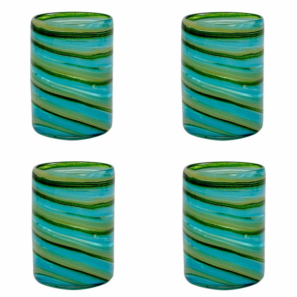 Bellotto Tumbler in Green, Set of Four