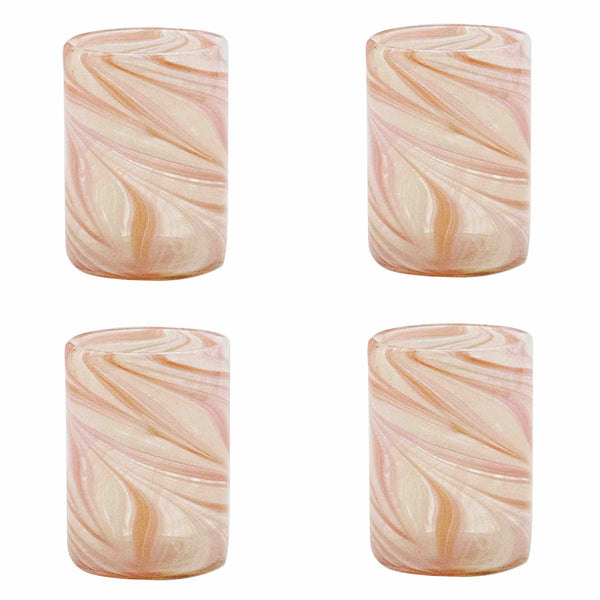 Bellotto Tumbler in Pink, Set of Four