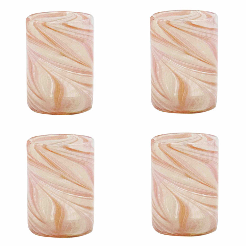 Bellotto Tumbler in Pink, Set of Four