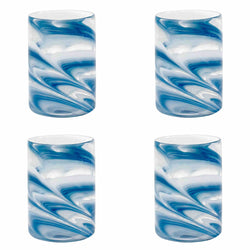 Bellotto Tumbler in Sea Blue, Set of Four