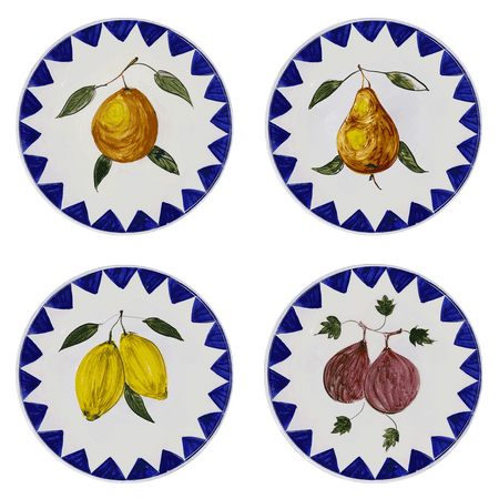 Zigare Fruit Dinner Plate (Set of 4)