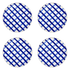 Blue Trellis Dinner Plates (Set of 4)