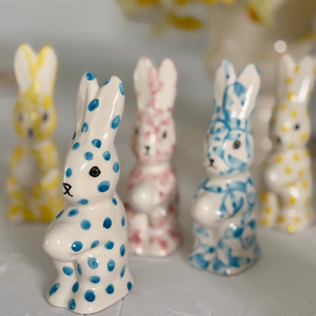 Light Blue Polka Dot Bunny