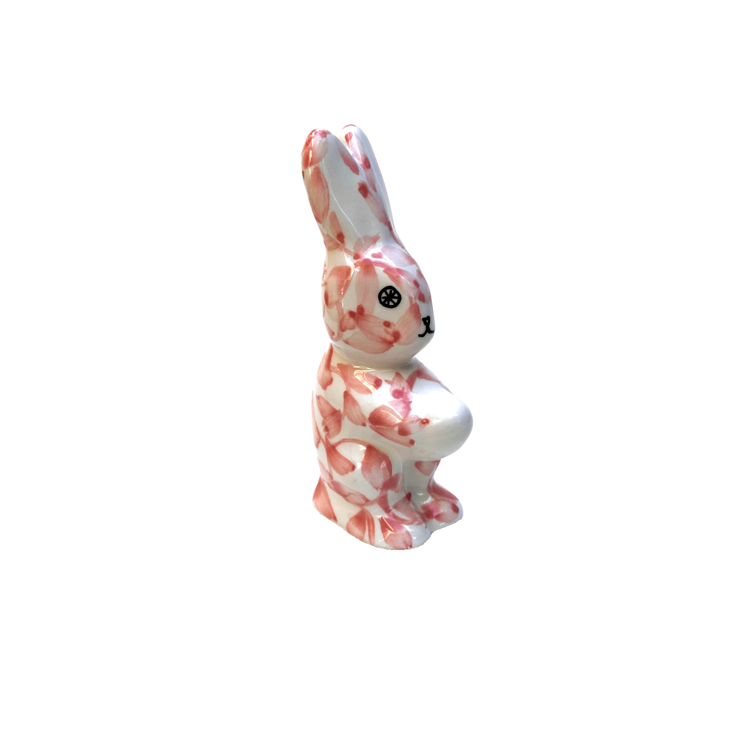 Pink Scroll Bunny