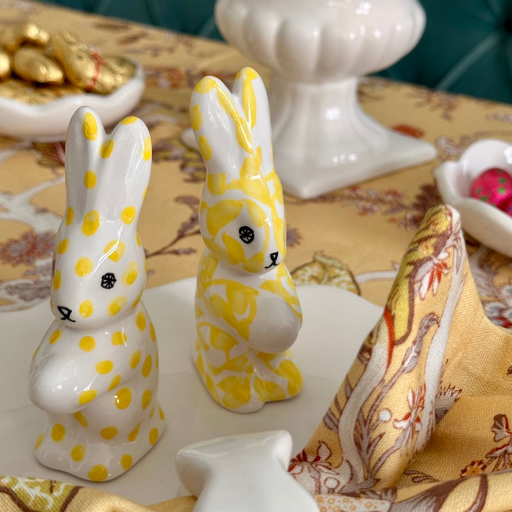 Yellow Polka Dot Bunny