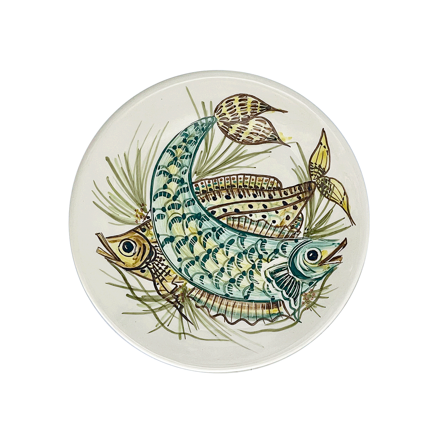 Yellow Aldo Fish Side Plate | Villa Bologna Pottery