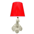 Red Wall Light Shade Vinyl 15cm