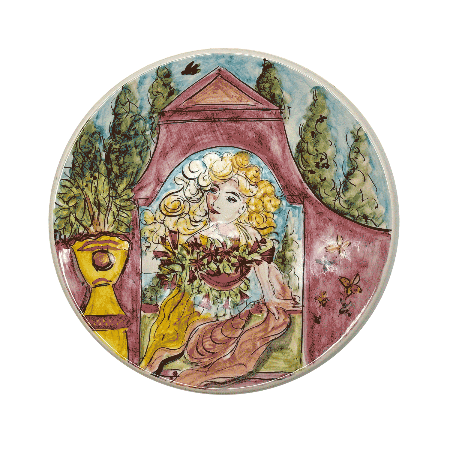 Four Seasons Spring Decorative Plate