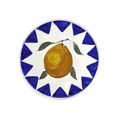 Orange Zigare Fruit Side Plate