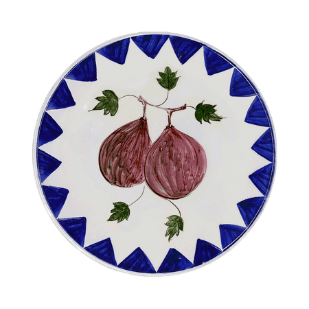 Fig Zigare Fruit Dinner Plate