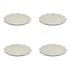 Scalloped Side Plates (Set of 4)