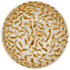 Yellow Scroll Salad Bowl