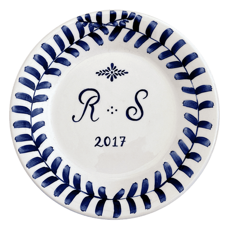 Personalised Monogram Plate