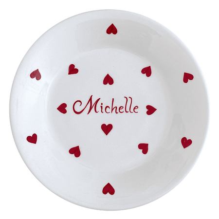 Personalised Love Heart Name Plate