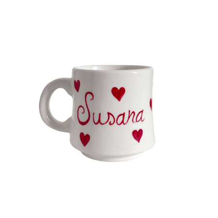 Personalised Love Heart Mug