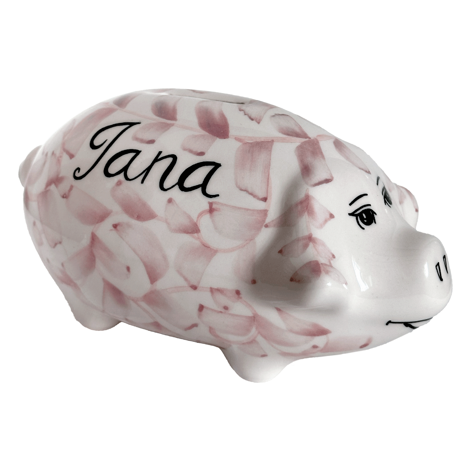 Personalised Pink Piggy Bank