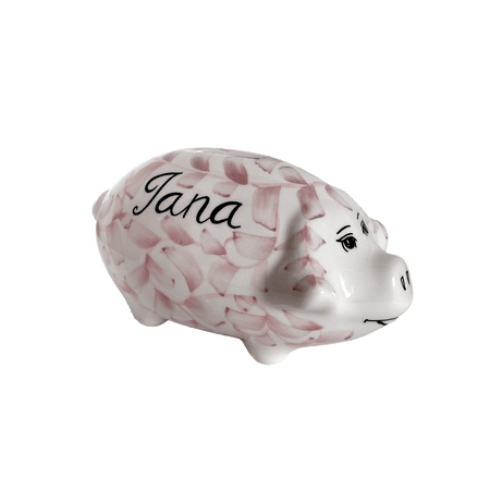 Personalised Pink Piggy Bank
