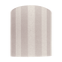Pink & Cream Stripes Drum Linen Lampshade