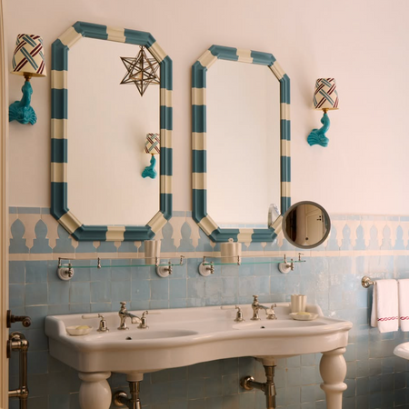 Turquoise Dolphin Wall Light