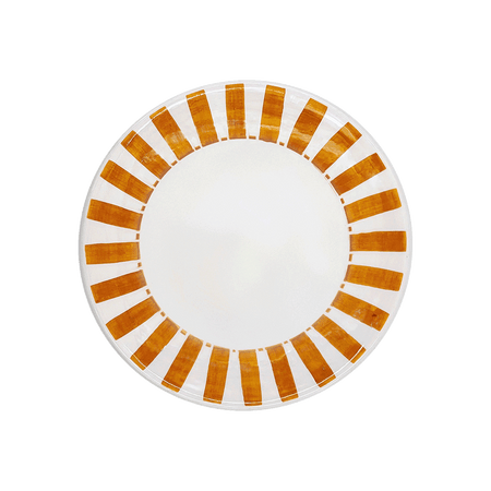 Yellow Stripes Side Plate