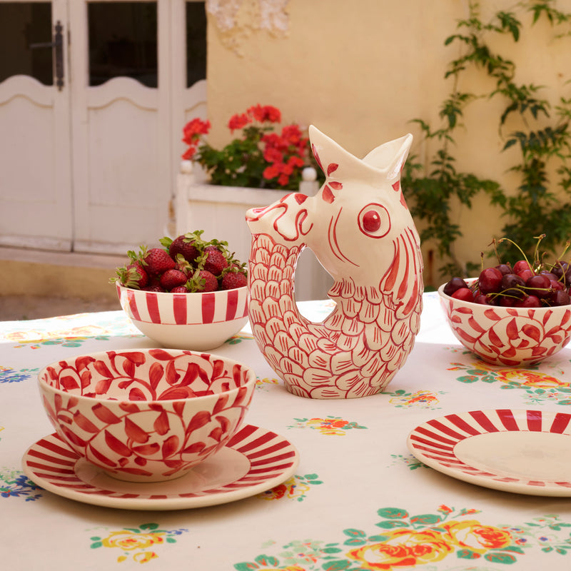 Glug Glug Jug in Red, Set of Two