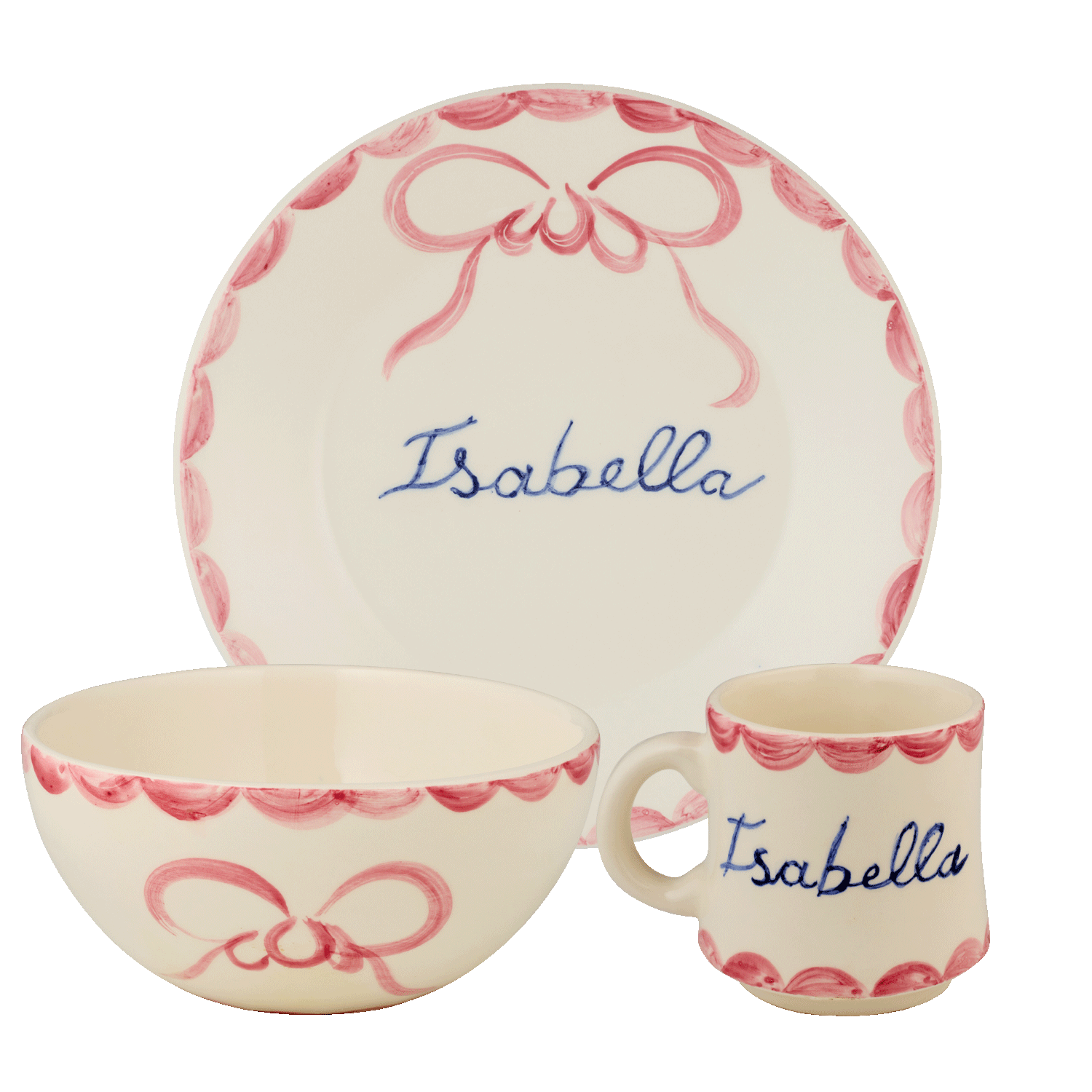 Personalised Pink Children’s Set