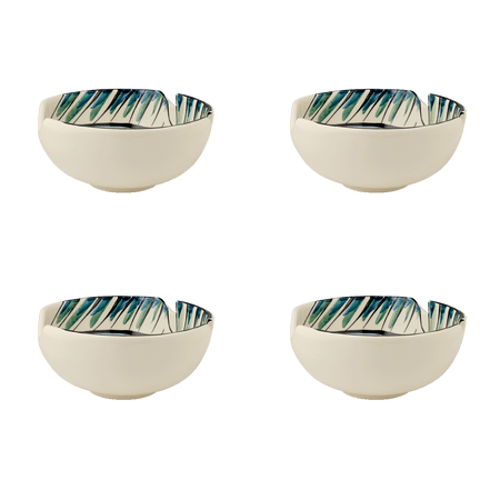 Small Blue Romina Fish Bowls (Set of 4)