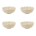 Small Scalloped Bowls (Set of 4)