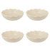 Medium Scalloped Bowls (Set of 4)